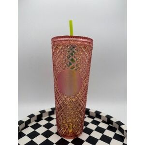 Starbucks 24 oz Iridescent Cold Cup - Rose Gold